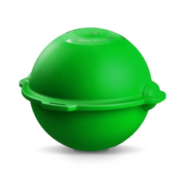 Radiodetection Omni Marker II Marker Balls, Green, Sanitary, 121.6kHz,