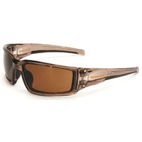 Honeywell Hypershock Safety Glasses. Brown Espresso, Polarised (1024856AN)