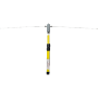 Trilithic AFS-2 AFS-2 Handheld Dipole Antenna - Long Pole (Telstra/NBN Freq)