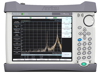 Anritsu S362E - Site Master Handheld Cable & Antenna Analyzer; 2 MHz to 6 GHz