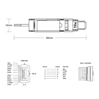 MPO Loopback Module 12 Fibres Type 1 MTP/MPO Female SM