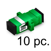 10pc Fiber Adapters SC/APC to SC/APC Simplex OS2 SM with Flange